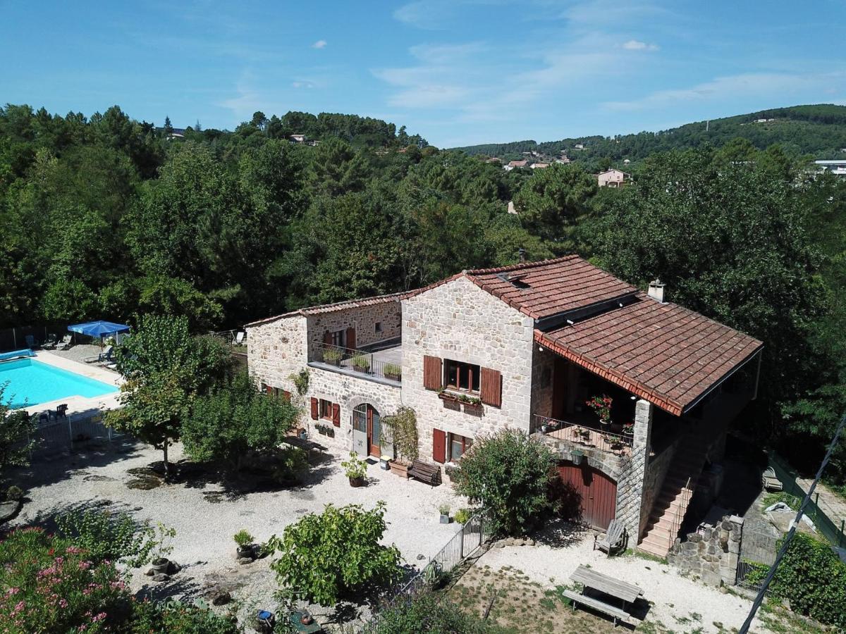 Mas Le Corbery Apartamento Largentière Exterior foto