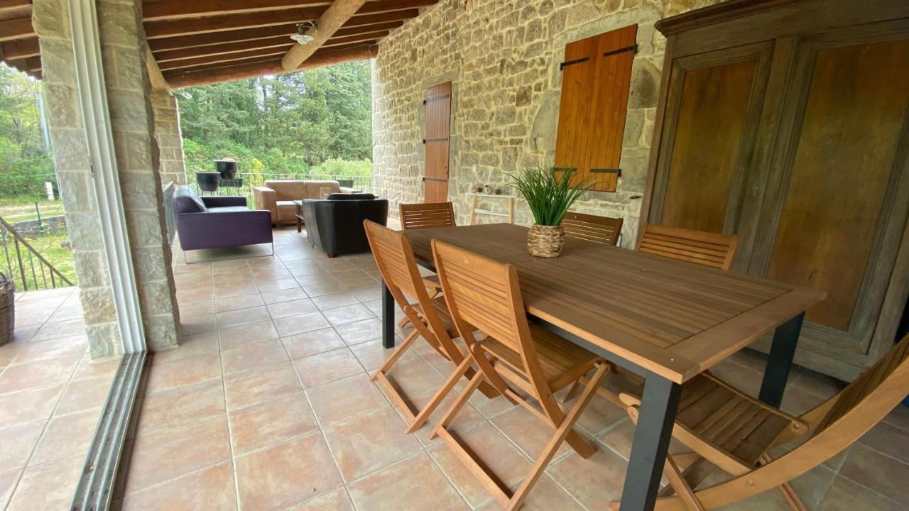 Mas Le Corbery Apartamento Largentière Exterior foto